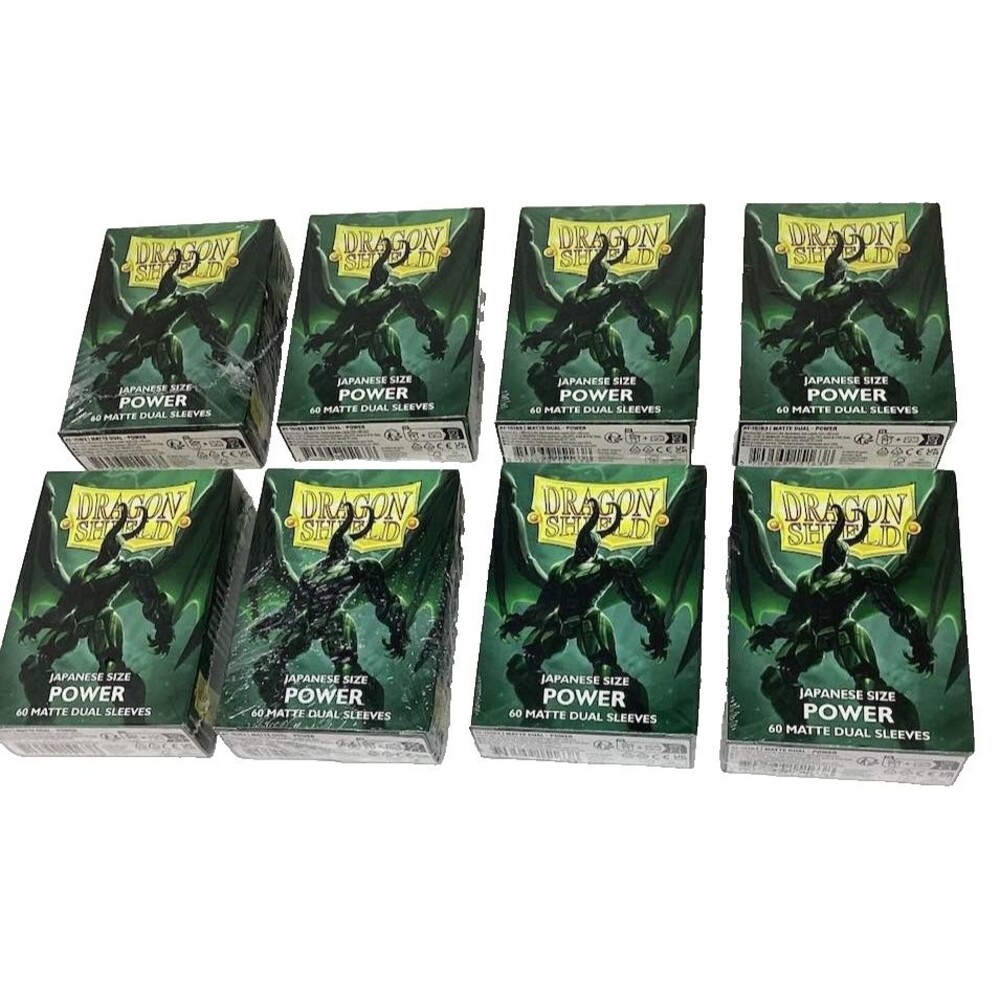 Dragon Shield Japanese Sz Power Card Sleeves Case 8 Boxes Mecha Aemula 480 NEW